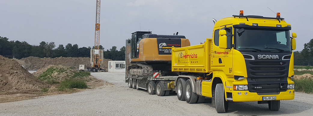 Heinrichs Tiefbau Slider